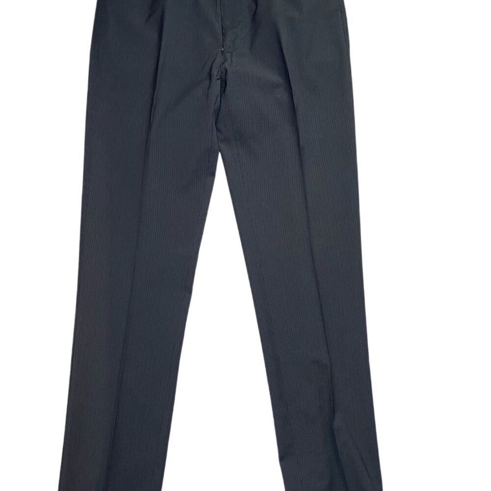 CK Men's Gray Dress Pants Size Standard 31x32 Flat Front Business Straight Leg